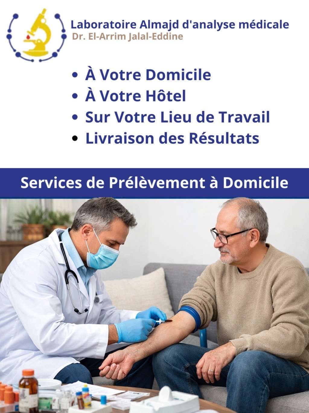 Prélèvement à domicile